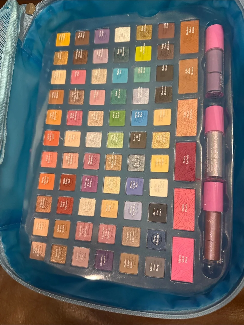 JoyBright Beauty Box: Happy Hues Makeup Bag full of products
